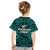 New Zealand Silver Fern Rugby T Shirt KID All Black Turquoise NZ Maori Pattern LT13 - Wonder Print Shop