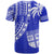 Fiji Rugby Sevens T Shirt Fijian 7s Tapa Polynesian Blue Ver.02 LT13 - Wonder Print Shop