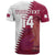 Custom Qatar Football T Shirt Champions Qatari Al Janoub Stadium WC 2022 - Wonder Print Shop