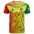 Senegal T Shirt Lion With Senegal Map Reggae Style - Wonder Print Shop