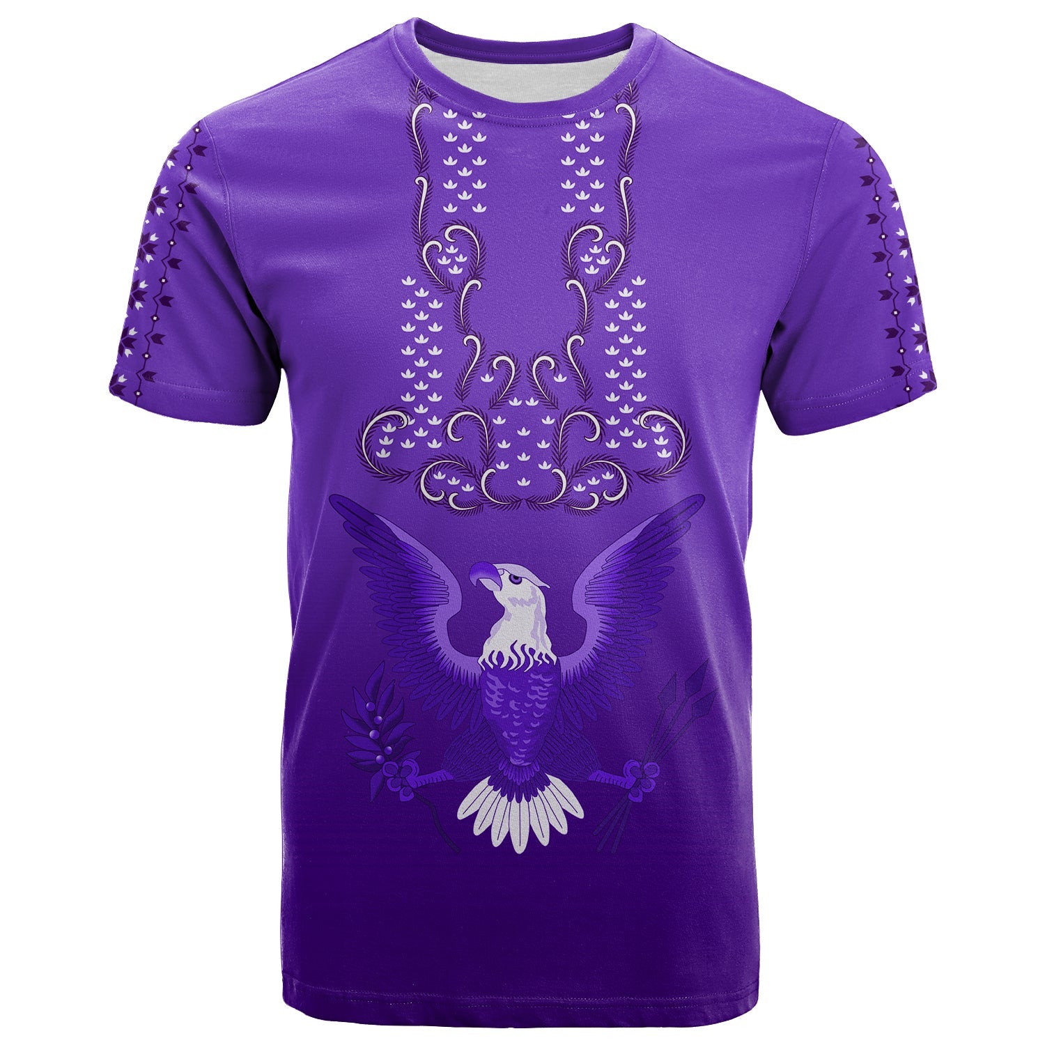 Philippines T Shirt Sun Filipino Purple Barong LT13 - Wonder Print Shop