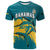 Custom Bahamas T Shirt Blue Marlin With Bahamian Coat Of Arms - Wonder Print Shop