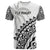 Fiji Rugby T Shirt Fijian Cibi Dance Tapa Pattern White - Wonder Print Shop