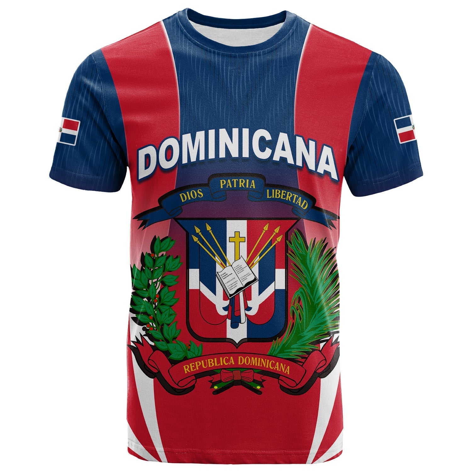 Dominican Republic T Shirt Dominicana Style Sporty LT13 - Wonder Print Shop