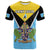 Saint Lucia T Shirt Happy 44 Years Of Independence - Wonder Print Shop