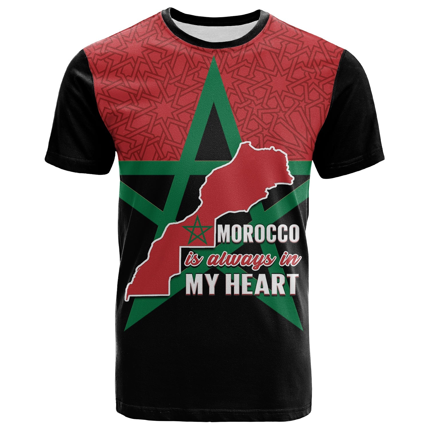 custom-personalised-morocco-western-sahara-t-shirt-map-black-moroccan-is-always-in-my-heart