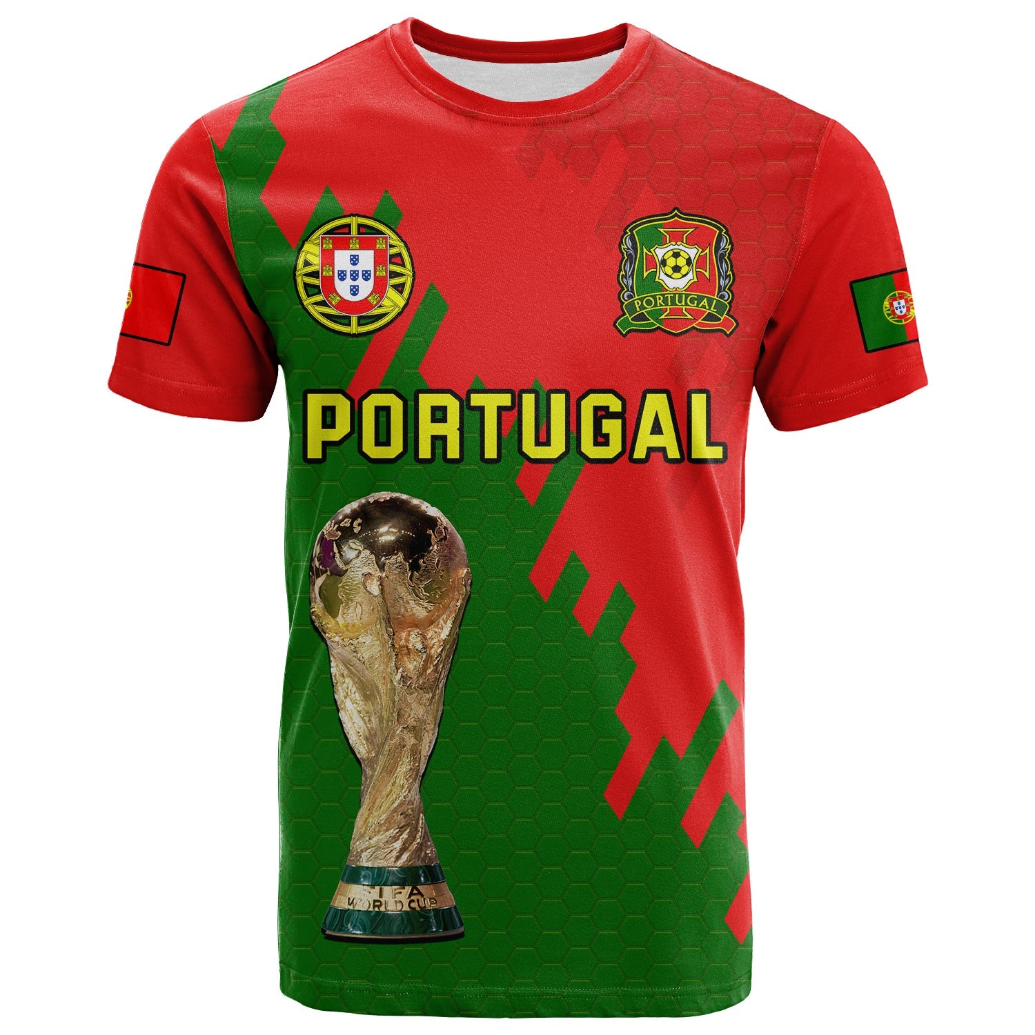 Portugal Football T Shirt Champions WC 2022 - Wonder Print Shop