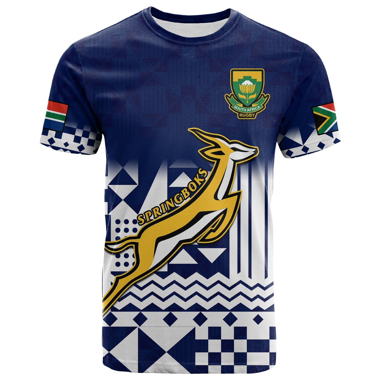 South Africa Rugby T Shirt Outgoing Tour Go Springboks - Wonder Print Shop