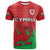 Custom Wales Football T Shirt World Cup 2022 Come On Cymru Yma O Hyd - Wonder Print Shop