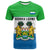 Custom Sierra Leone T Shirt Happy Independence Day - Wonder Print Shop