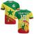 Custom Senegal Football T Shirt Lions of Teranga Soccer World Cup 2022 Style Flag LT13 - Wonder Print Shop