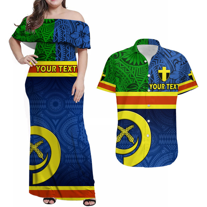 Personalised Vanuatu Tafea Province Day Matching Hawaiian Shirt And Dress Tafea Flag Color Style LT9 - Wonder Print Shop