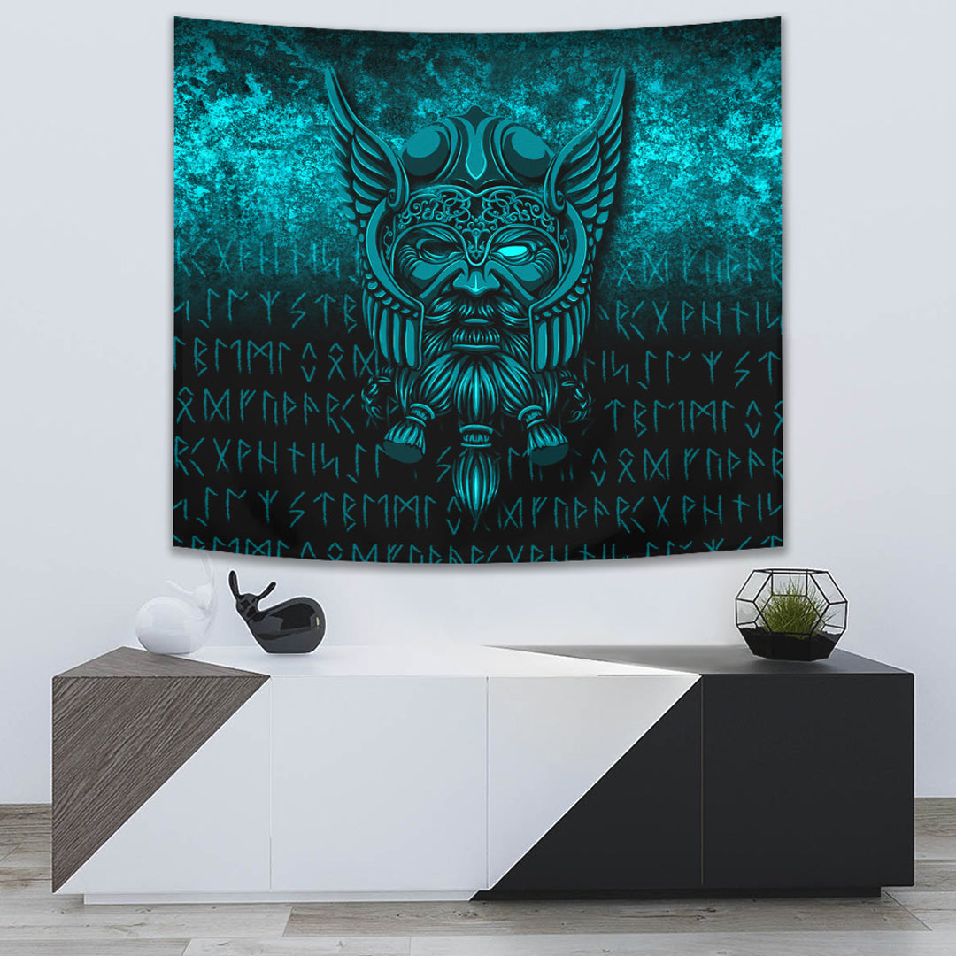 viking-tapestry-viking-odin-allfather-in-asgard-cyan-version-tapestry