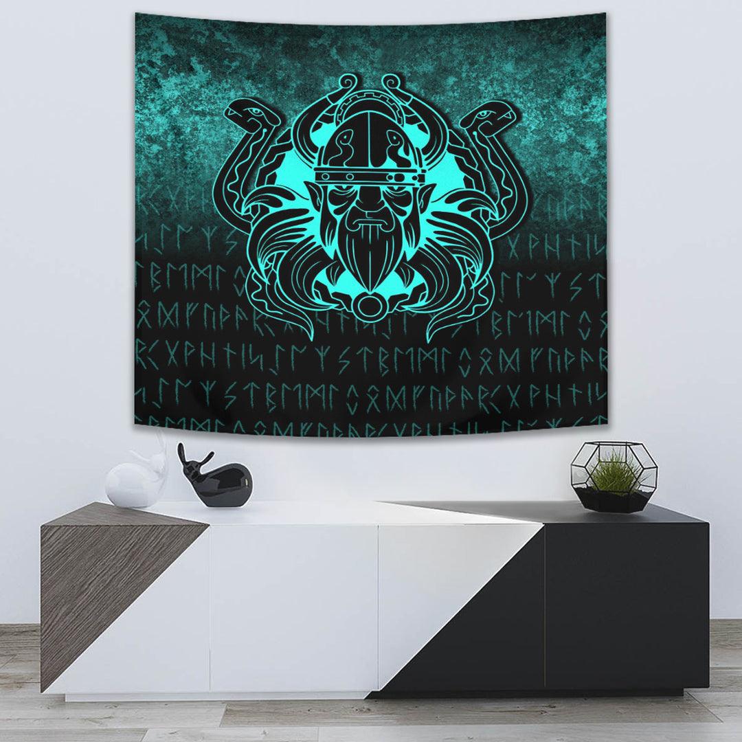 viking-tapestry-nordic-warrior-valhalla-norse-cyan-version-tapestry