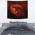 Viking Tapestry - Fenrir Viking 3D Tattoo - Orange Version Tapestry RLT12 - Wonder Print Shop