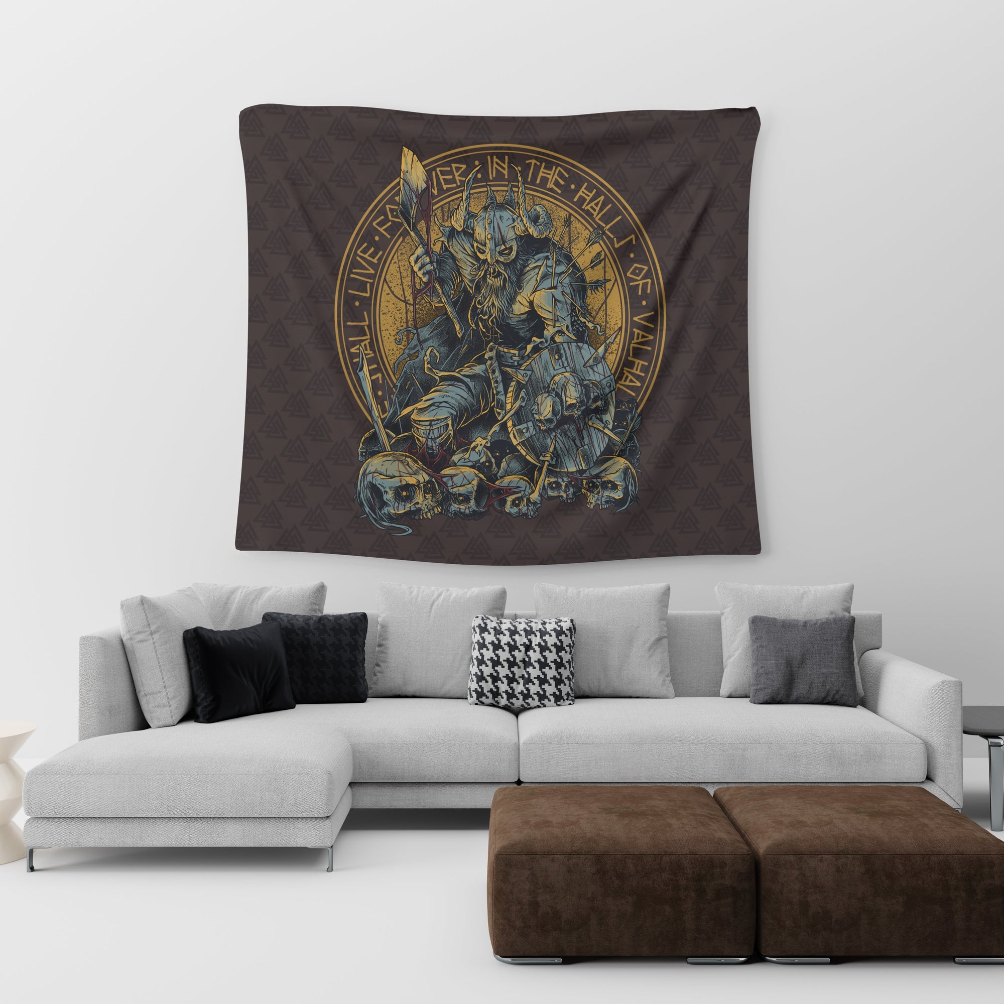 viking-tapestry-warrior-viking-shield-skull