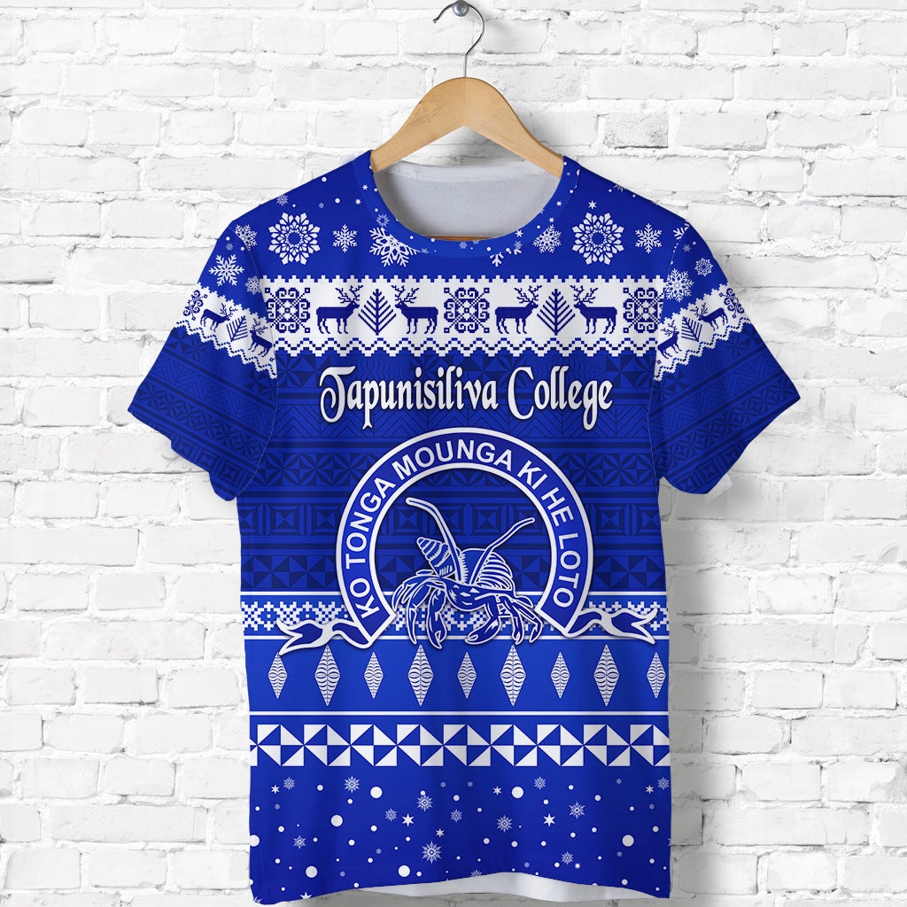 tapunisiliva-college-christmas-t-shirt-simple-style