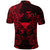 Custom Taurus Zodiac Polynesian Polo Shirt Unique Style Red LT8 - Wonder Print Shop