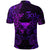 Custom Taurus Zodiac Polynesian Polo Shirt Unique Style Purple LT8 - Wonder Print Shop