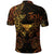 Custom Taurus Zodiac Polynesian Polo Shirt Unique Style Gold LT8 - Wonder Print Shop