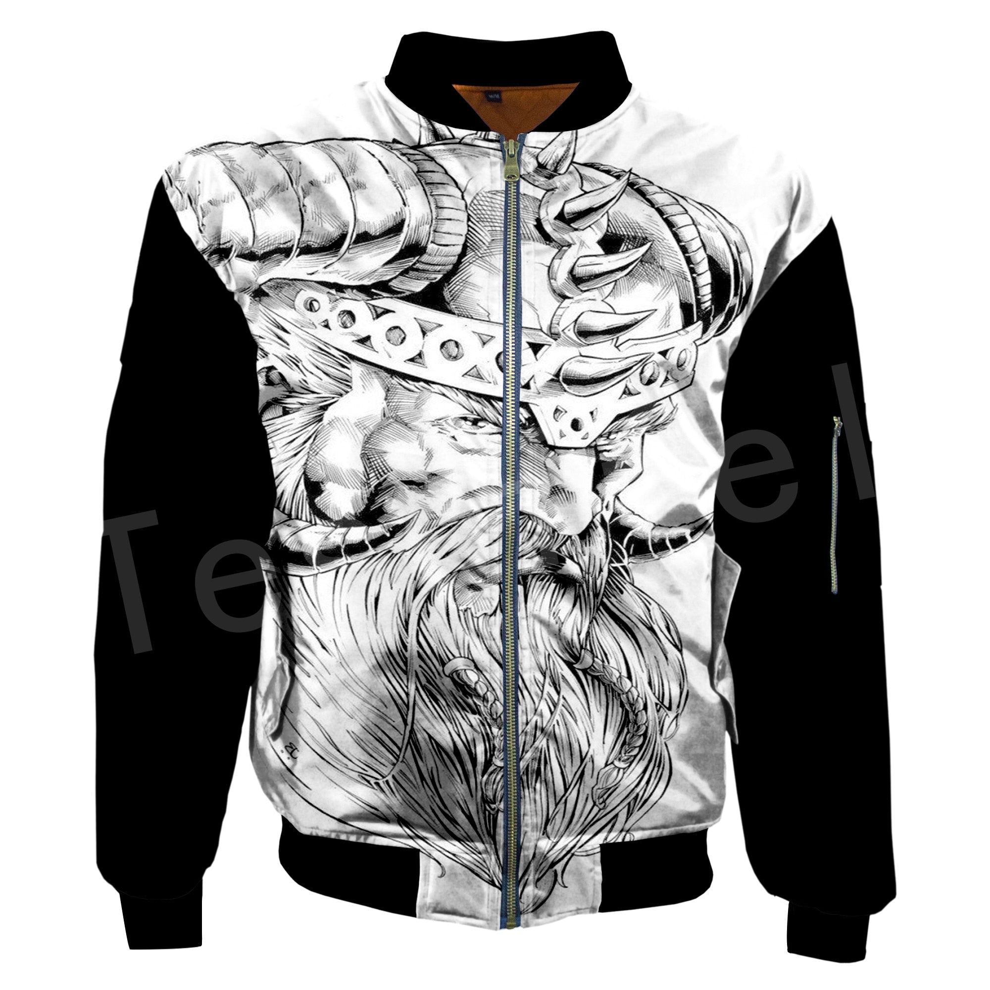 Viking Clothing Viking Odin Ver.2 Bomber Jacket RLT12 - Wonder Print Shop