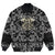 Viking Bomber Jacket The Norse God Odin with Bandana Paisley Style RLT12 - Wonder Print Shop