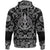 Viking Hoodie The Spear Of The God Odin Gungnir Two Ravens with Bandana Paisley Style RLT12 - Wonder Print Shop