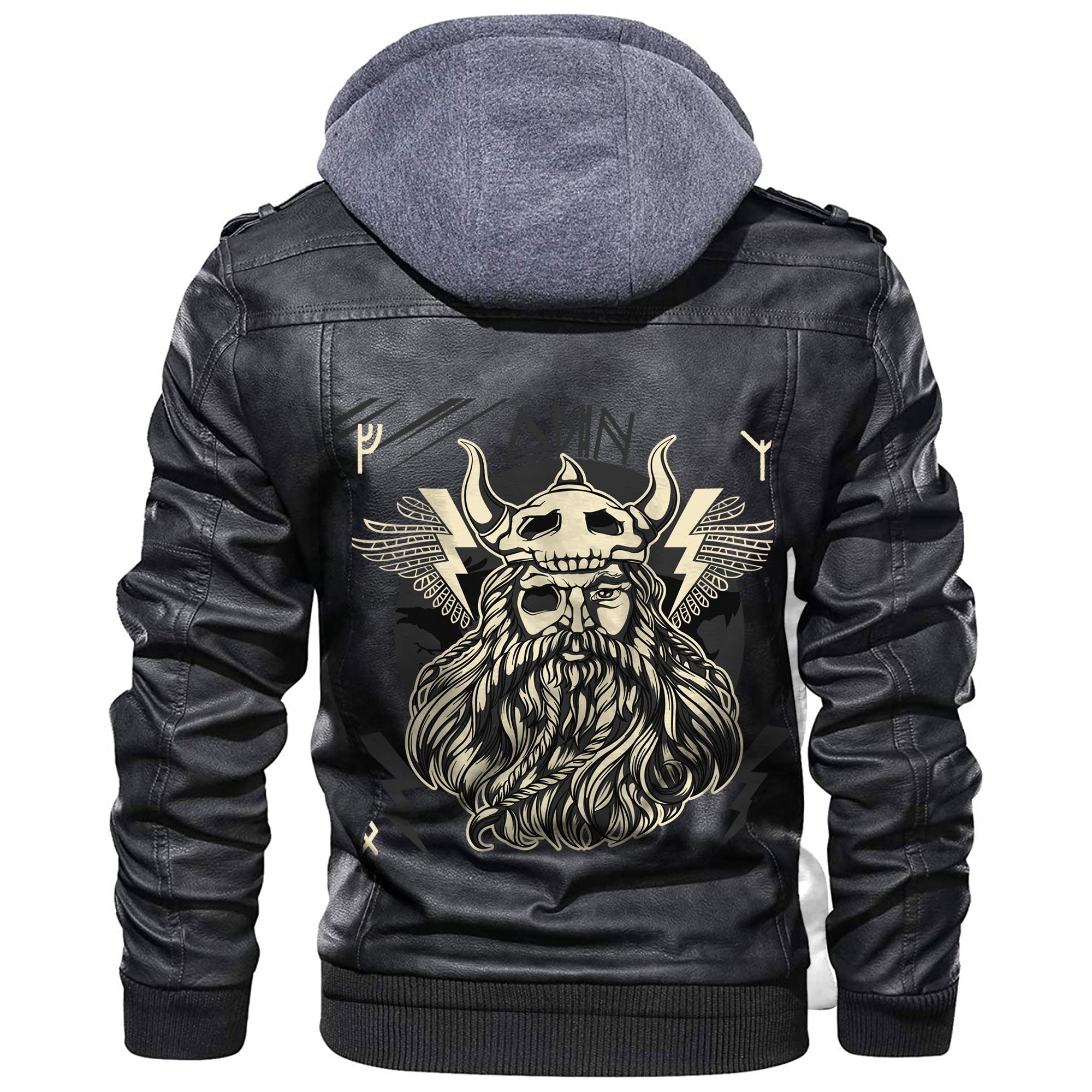 Viking The Norse God Odin Leather Jacket RLT12 - Wonder Print Shop