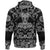 Viking Hoodie Thor Hammer Mjolnir with Bandana Paisley Style RLT12 - Wonder Print Shop