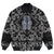 Viking Bomber Jacket Thors Hammer Axe Viking with Bandana Paisley Style RLT12 - Wonder Print Shop