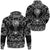 Viking Hoodie Thors Hammer with Bandana Paisley Style RLT12 - Wonder Print Shop