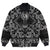 Viking Bomber Jacket Thors Hammer with Bandana Paisley Style RLT12 - Wonder Print Shop