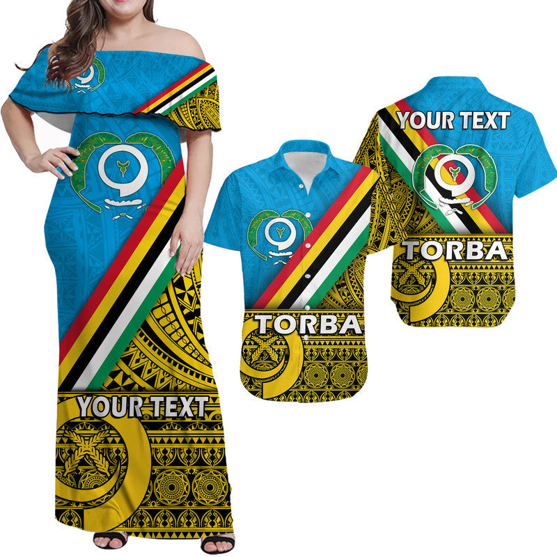 Personalised Vanuatu Torba Province Day Matching Hawaiian Shirt And Dress Torba Flag Color Style LT9 - Wonder Print Shop