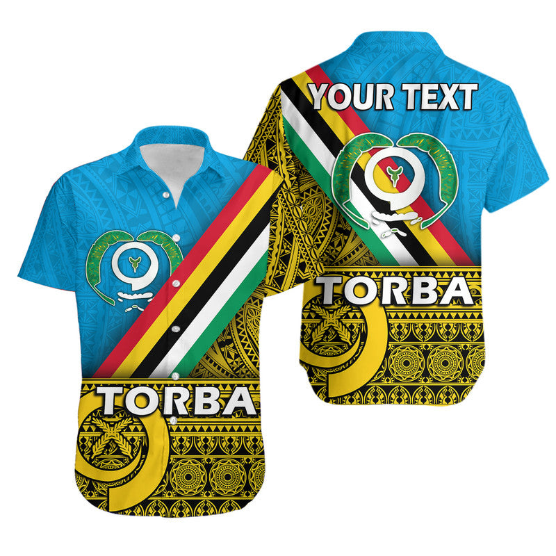 Custom Personalised Vanuatu Torba Province Day Hawaiian Shirt Torba Flag Color Style - Wonder Print Shop