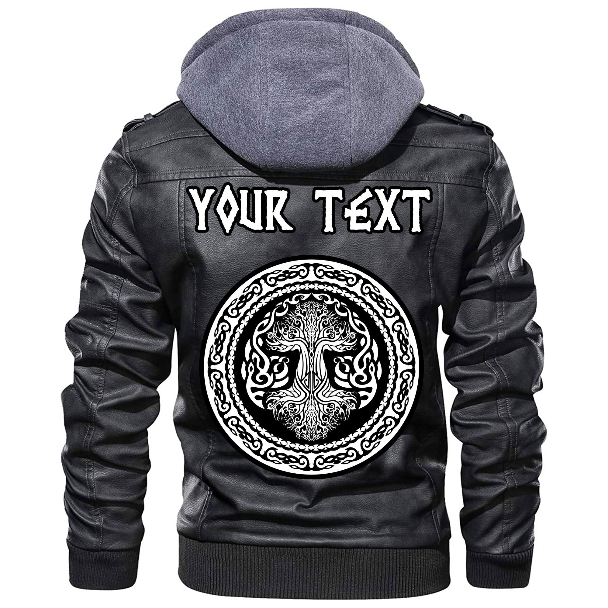 (Custom) Wonder Print Shop - Tree Of Life Leather Jacket RLT12 - Wonder Print Shop