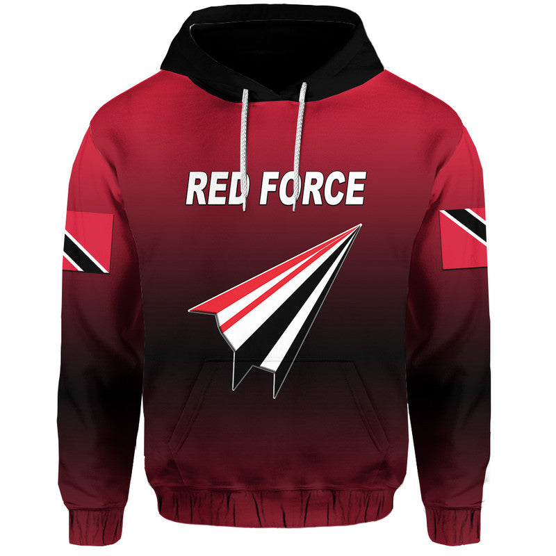 Custom Trinidad And Tobago Cricket Red Force Hoodie Original Style LT8 - Wonder Print Shop