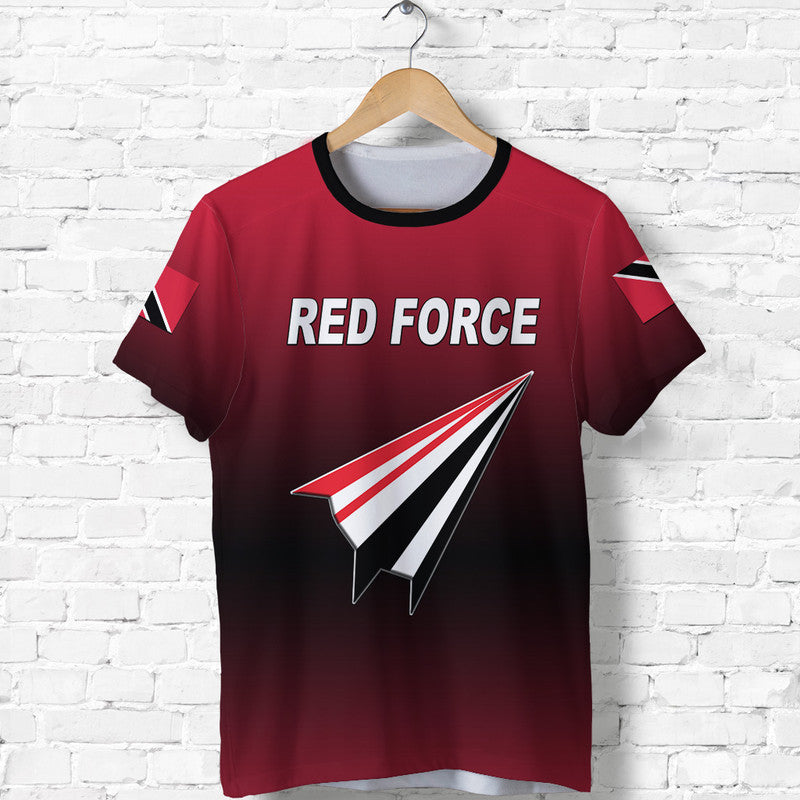 Custom Trinidad And Tobago Cricket Red Force T Shirt Original Style LT8 - Wonder Print Shop