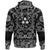 Viking Hoodie Triple Horn Of Odin New with Bandana Paisley Style RLT12 - Wonder Print Shop