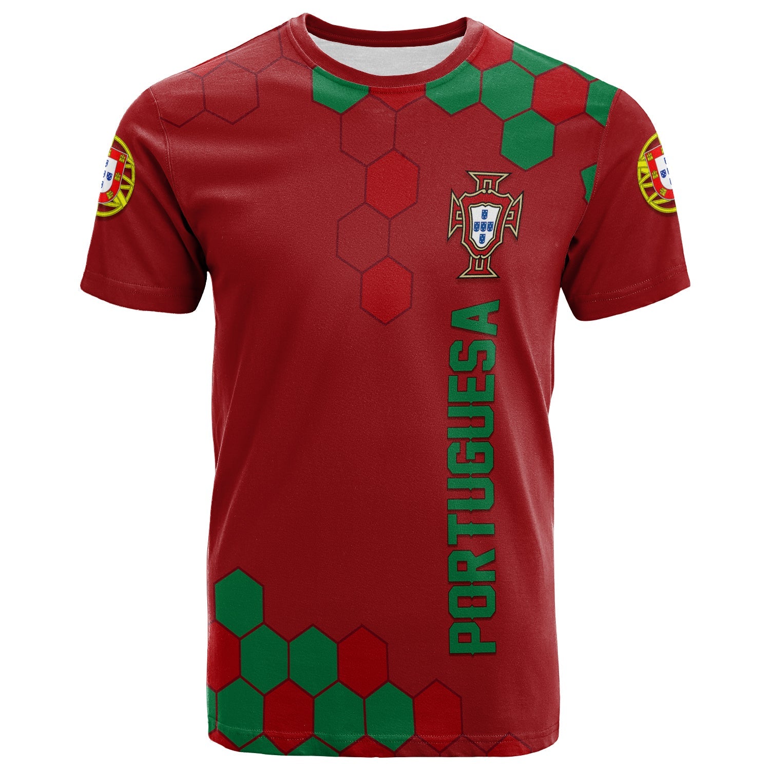 Personalised Portugal World Cup 2022 T Shirt Portuguesa Selecao - Wonder Print Shop