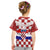 Croatia Checkerboard KID T Shirt Croatia Flag with Eagle - Wonder Print Shop