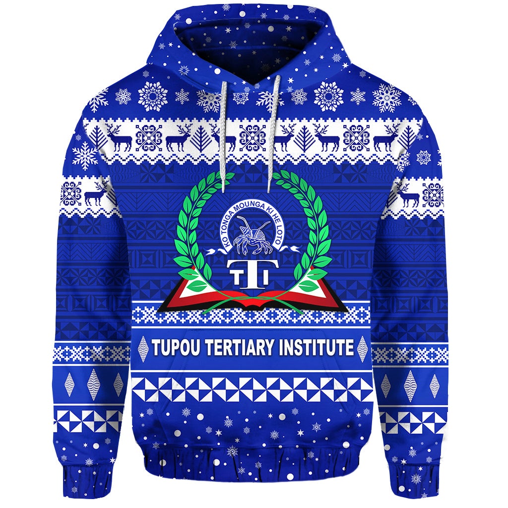 Tupou Tertiary Institute Christmas Tonga Hoodie Simple Style LT8 - Wonder Print Shop