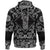 Viking Hoodie Two Black Crows and Branches Of Mountain Ash with Bandana Paisley Style RLT12 - Wonder Print Shop