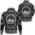 Viking Hoodie Two Ravens Of The God Odin In Scandinavian Style with Bandana Paisley Style RLT12 - Wonder Print Shop