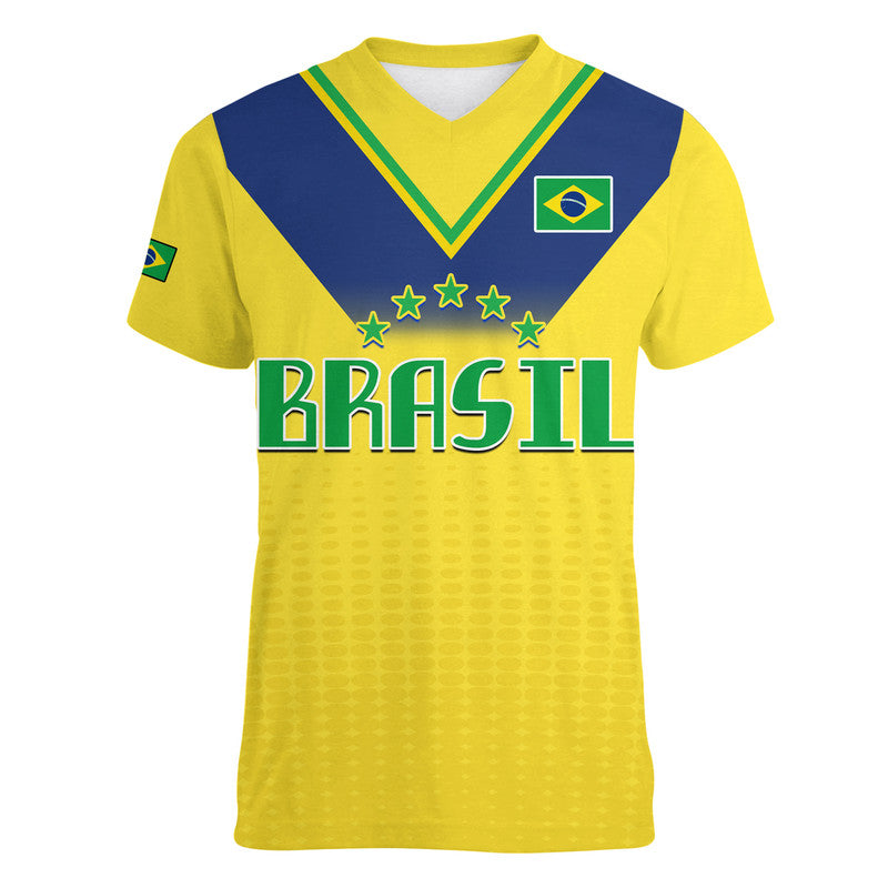 brazil-football-sub20-champions-south-american-v-neck-t-shirt