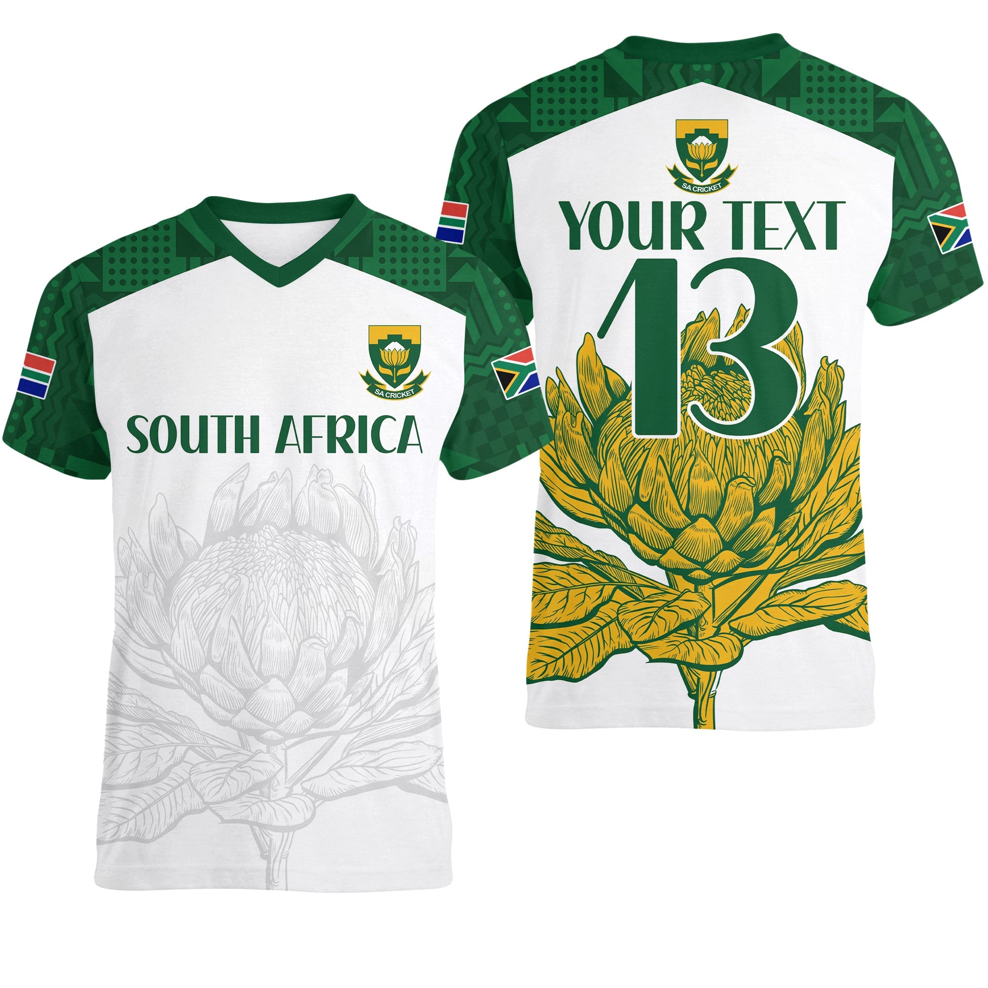 custom-text-and-number-south-africa-cricket-v-neck-t-shirt-go-proteas-boxing-day-test