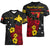 Custom Papua New Guinea Anniversary V Neck T Shirt 47th Independence Day Since 1975 LT13 - Wonder Print Shop