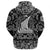 Viking Hoodie ValhallScandinavian Drakkar with Bandana Paisley Style RLT12 - Wonder Print Shop