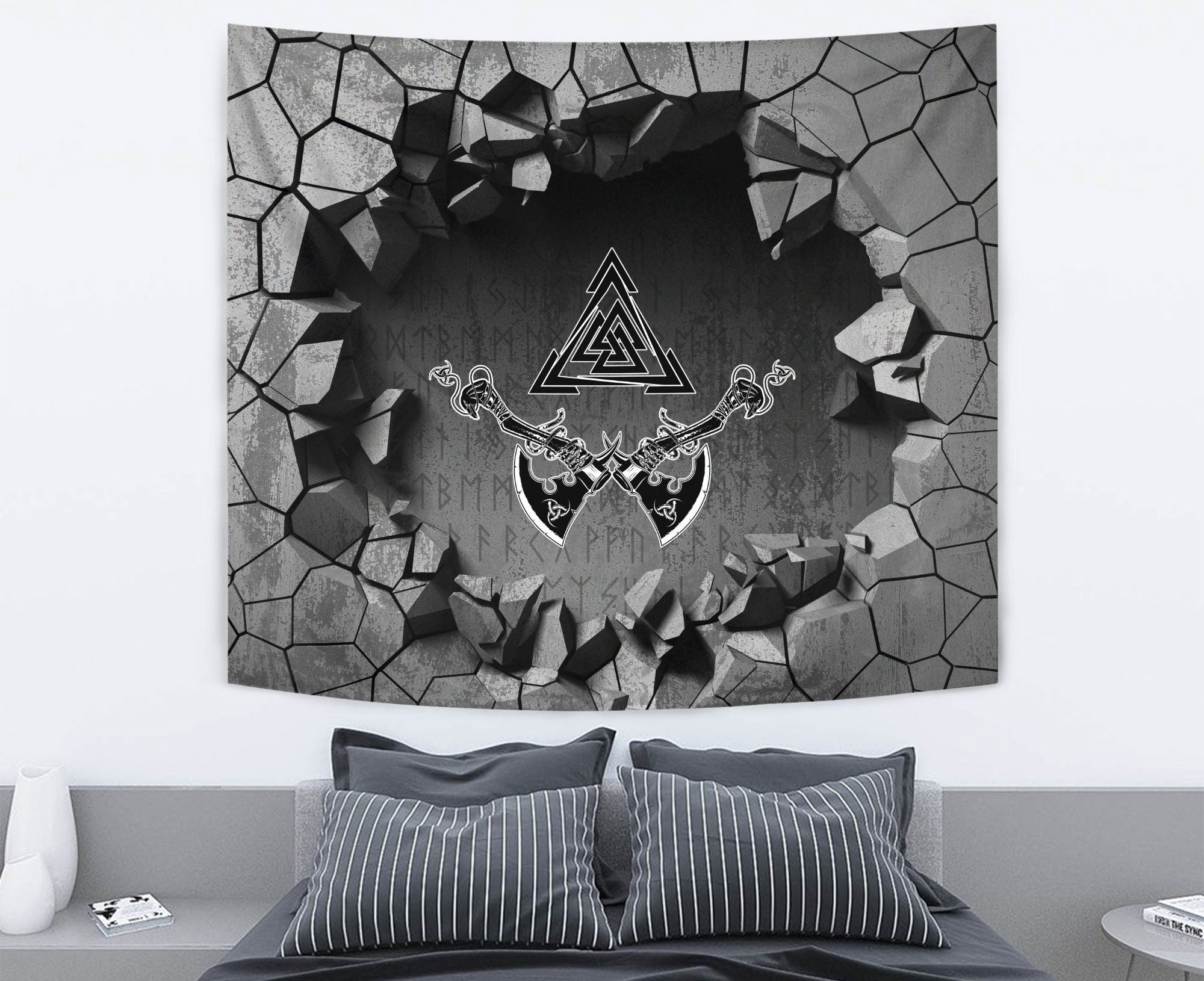 viking-tapestry-valknut-2-tapestry