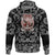 Viking Hoodie Victory Or Valhalla with Bandana Paisley Style RLT12 - Wonder Print Shop