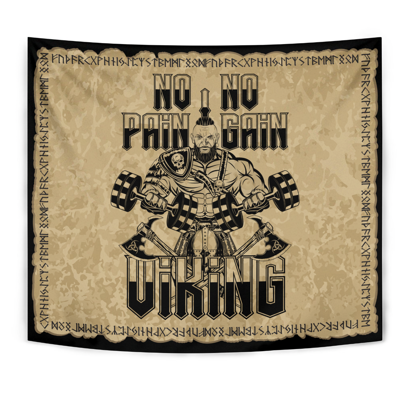 viking-tapestry-viking-no-pain-no-gain